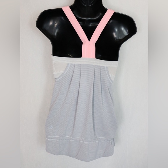 LULULEMON Rest Less Tank Heathered Light Grey - Picture 7 of 13